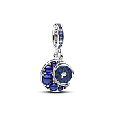 Пандора Шарм-подвеска «Сверкающая луна»